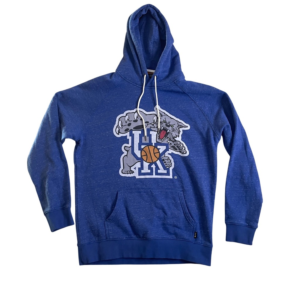 Slam Goods Kentucky Wildcats Hoodie Mens Large Blue Graphic Basketball Pullover